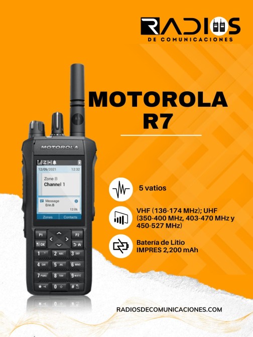 Radio de Comunicación Motorola R7